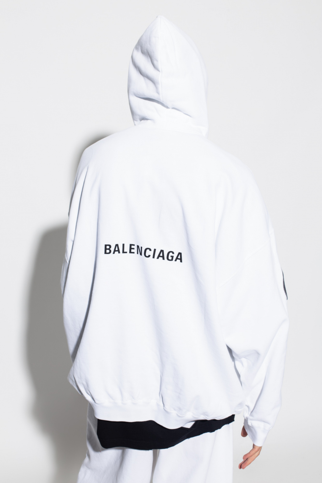 Patched hoodie Balenciaga - S3telShops Mayotte
